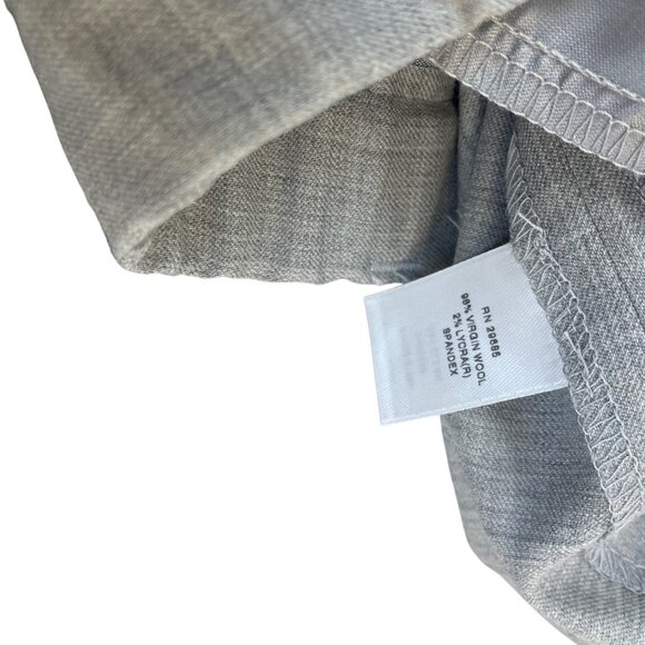 Pendleton Womens Gray Wool Blend Pants Petite 10 Stretch Workwear Flat Front - Picture 3 of 7